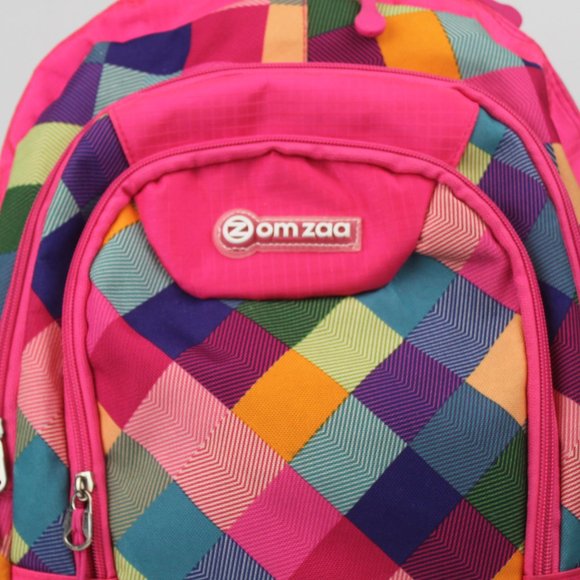 Free w/ Purchase- Zomzaa Multi Colored Backpack Cushioned Straps Lots of Pockets - Picture 7 of 16